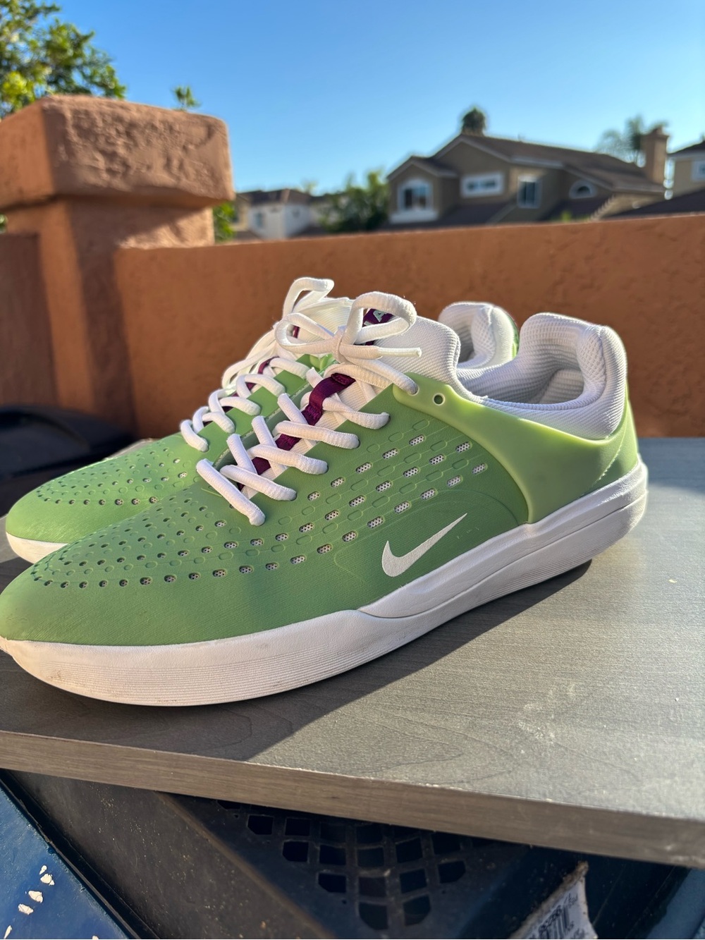 Nike SB Zoom Nyjah 3 Enamel Green Shoes Sneakers
